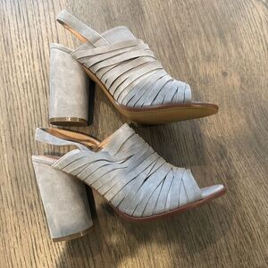 Caslon Gray Suede Sandals